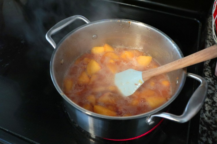 boilingchoppedpeaches